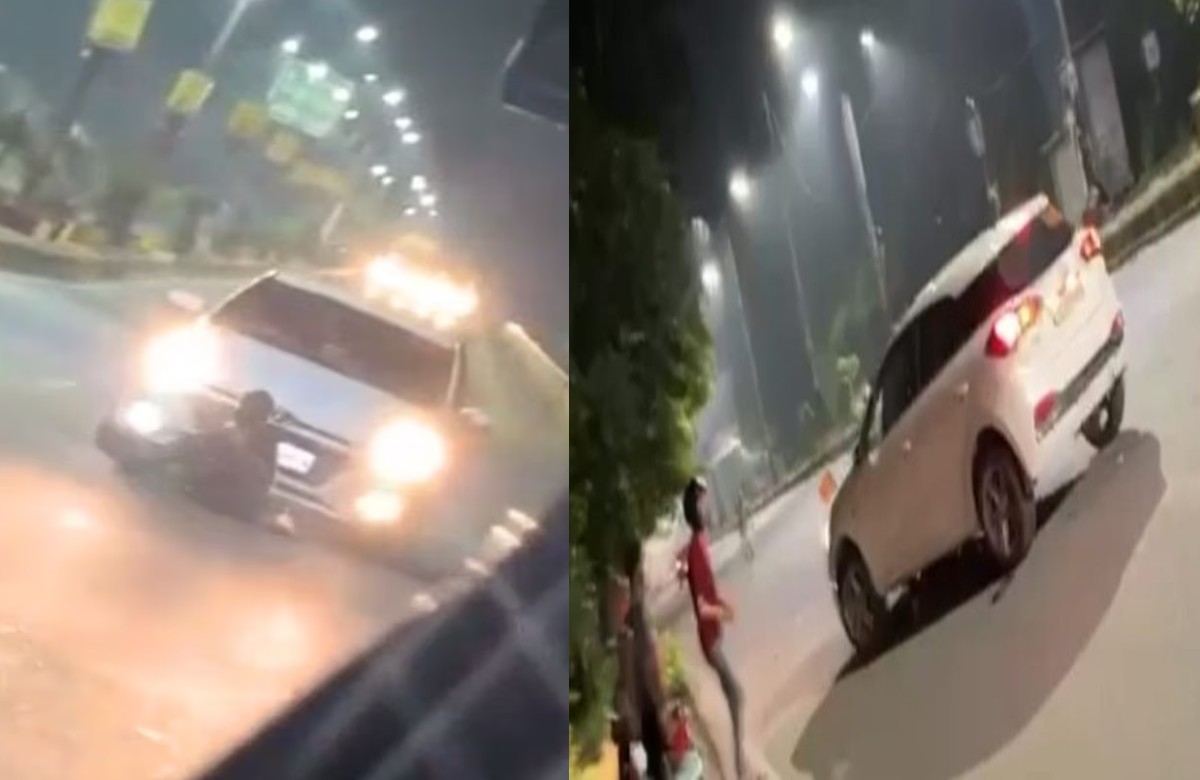 बीजेपी विधायक प्रतिनिधी लिखी गाड़ी ने सड़क पर युवक को बेरहमी से रौंदा, मौत का लाइव वीडियो हुआ वायरल