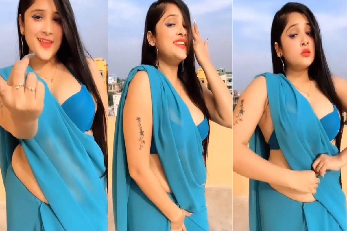 Desi Bhabhi Sexy Dance Video: नीली ब्रा में देसी भाभी के झटके देख थम गई साँसे.. ना जाने क्यों फिर से वायरल हो रहा ये Video