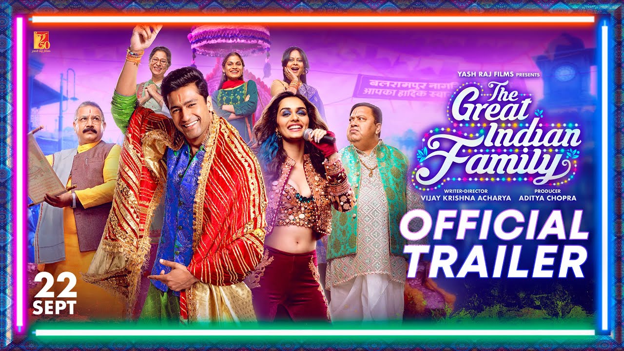 Hindi New Movie Trailer: Vicky Kaushal और Manushi के नये Movie “The Great Indian Family” का Trailer हुआ Release, यहां देखें Video..