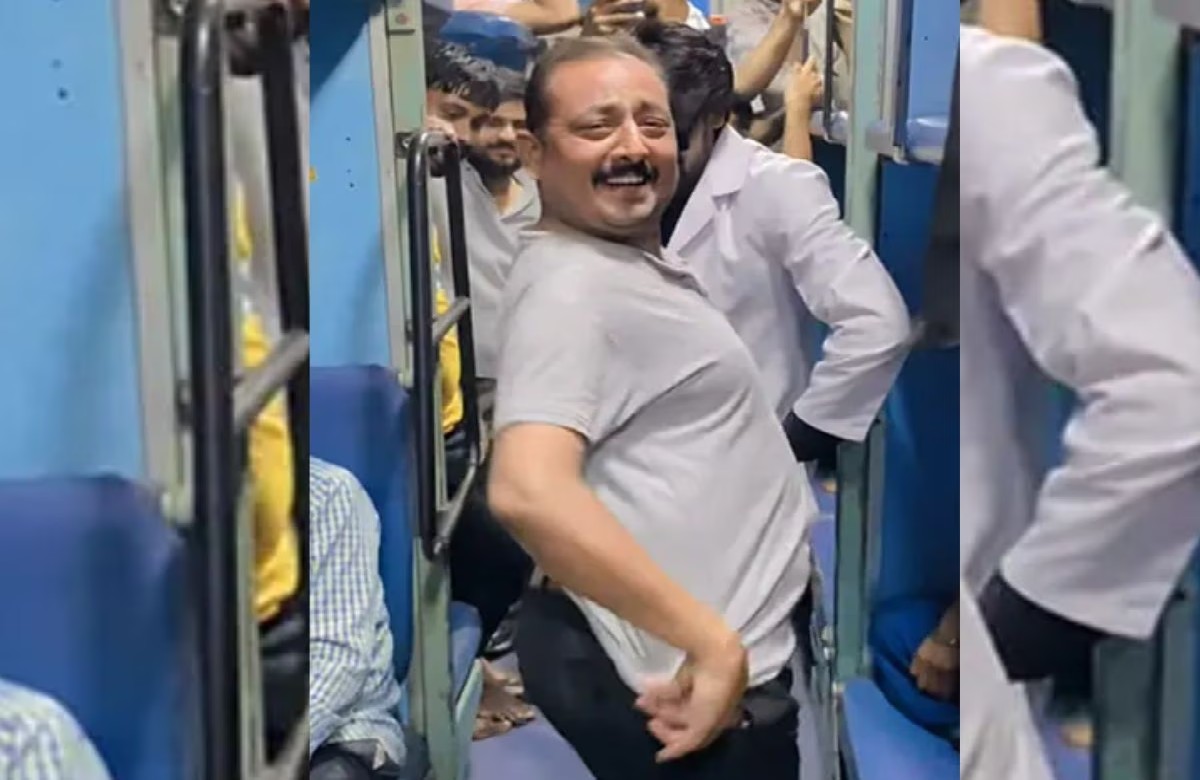 Uncle dance viral video: चलती ट्रेन में अंकल ने लगाए ठुमके, जवान भाभियों को भी किया फेल, देखें वीडियो…