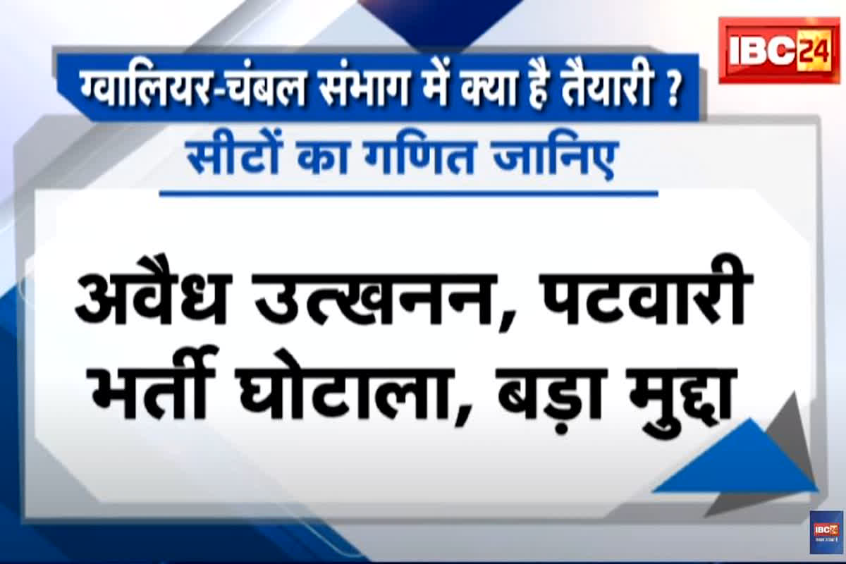 Gwalior Chambal Vidhan Sabha Chunav 2023: ग्वालियर चंबल में चुनाव से पहले बदला गणित! देखिए 34 सीटों में कौन किस पर पड़ रहा भारी
