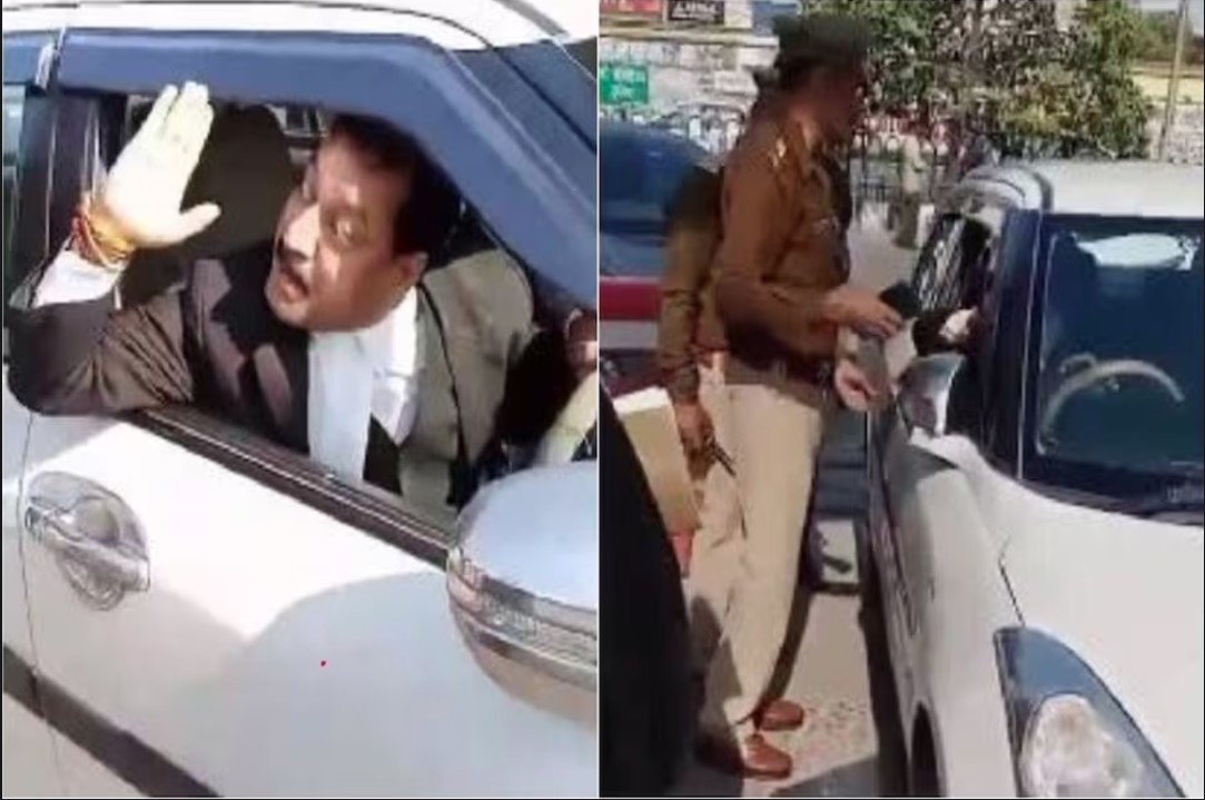 Lucknow News: वकील ने पुलिसकर्मी को दी भद्दी-भद्दी गालियां, “मैं तुम्हें चांटा मार दूंगा” जानें किसने कही ये बात