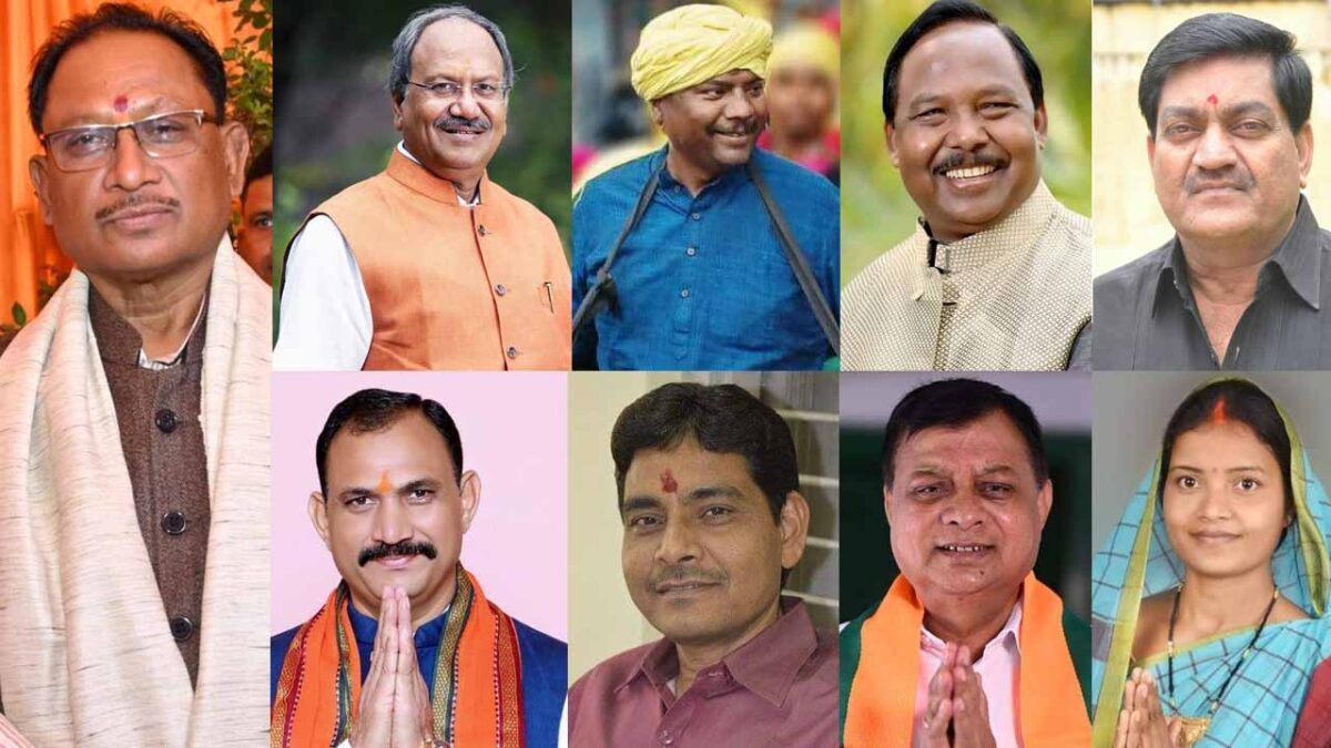 CG Cabinet ministers list: अजय चंद्राकर, राजेश मूणत, अमर अग्रवाल समेत इन पूर्व मंत्रियों को नहीं मिली मंत्रिमंडल में जगह, 4 पुराने 5 नए चेहरे शामिल