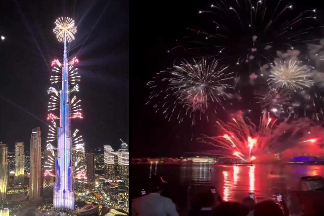New Year in Dubai : नए साल के स्वागत को दुबई है तैयार, बुर्ज खलीफा में लेजर लाइटों द्वारा किया जा रहा साल 2024 का वेलकम, गानों पर झूम रहे लोग..
