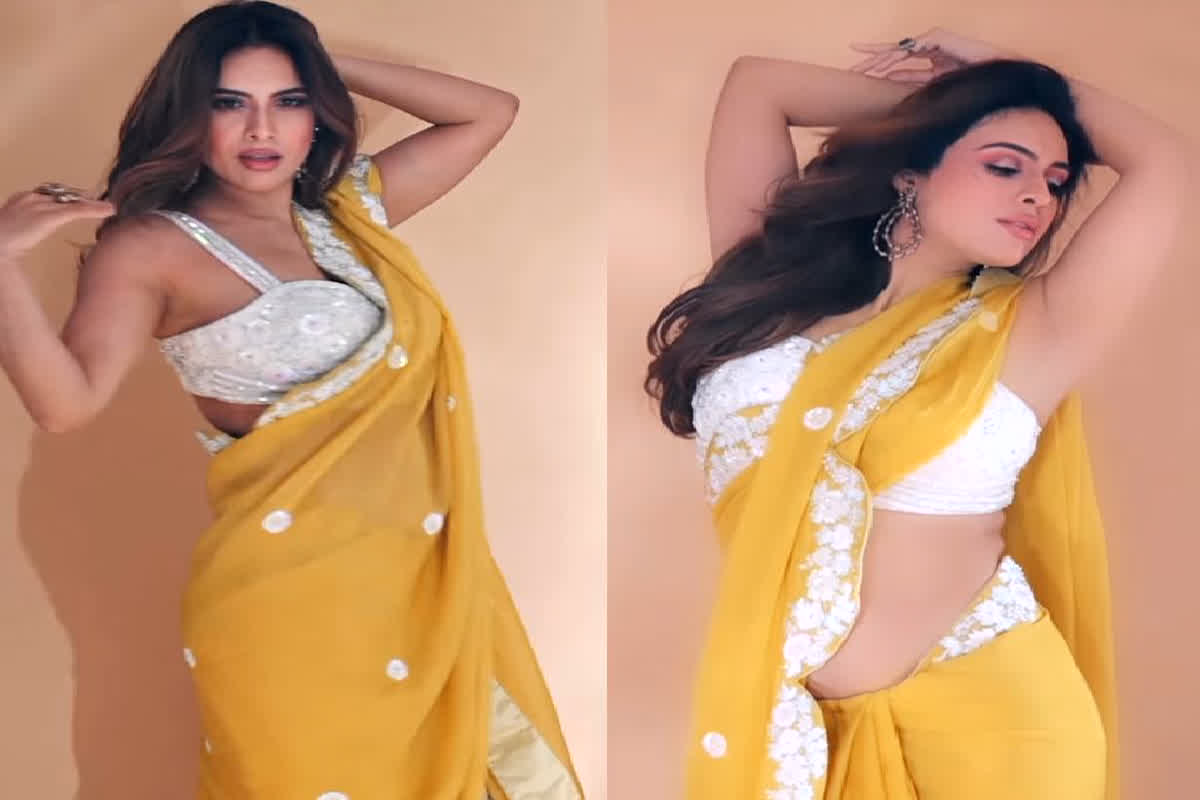 Neha Malik New Sexy Video: भोजपुरी अदाकारा ने पीली साड़ी पहन देसी लुक में गिराई बिजली, कातिल अदाएं देख फिदा हुए फैंस