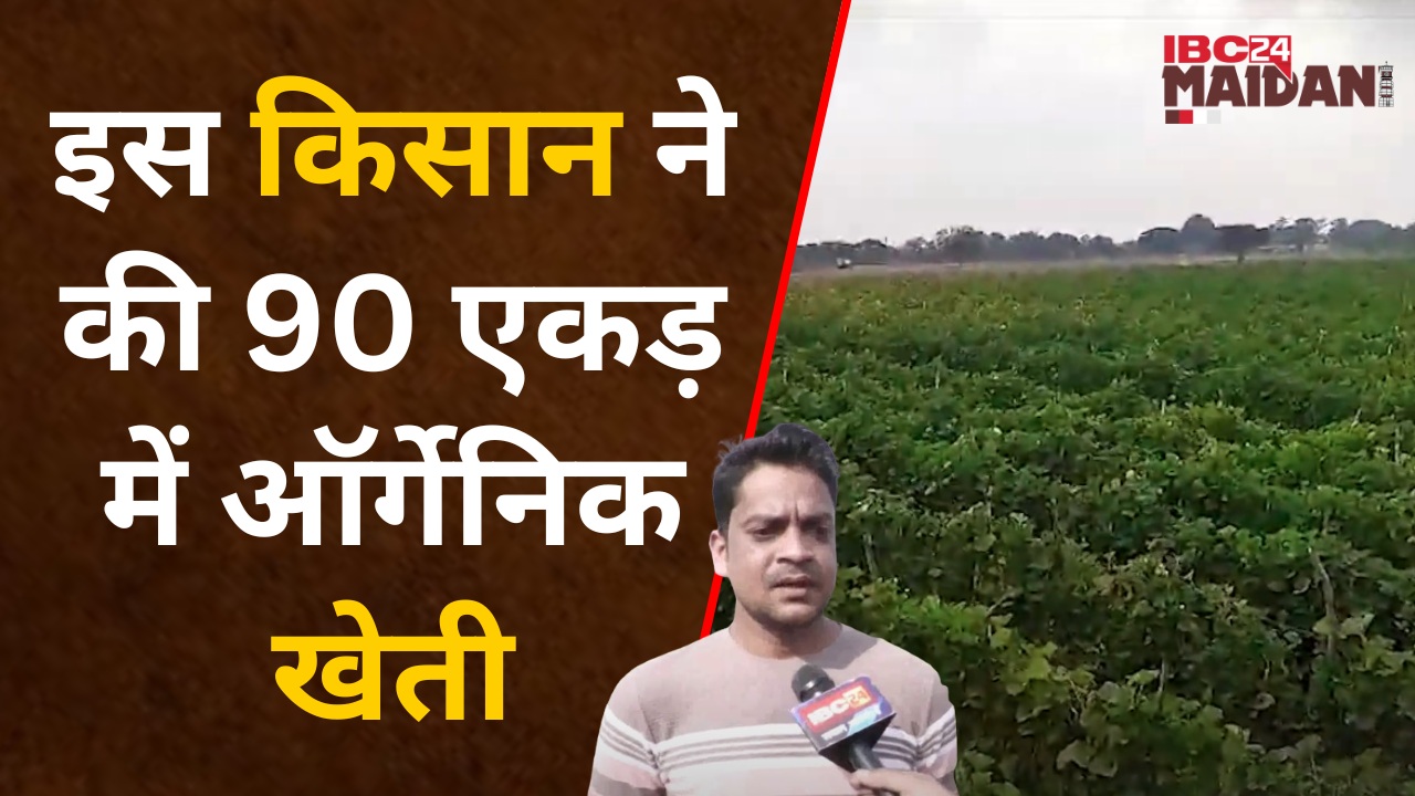 Raigarh News: पुसौर ब्लाक के छोटे भंडार के किसान Toshraj Patel ने 90 एकड़ में की Organic Farming |
