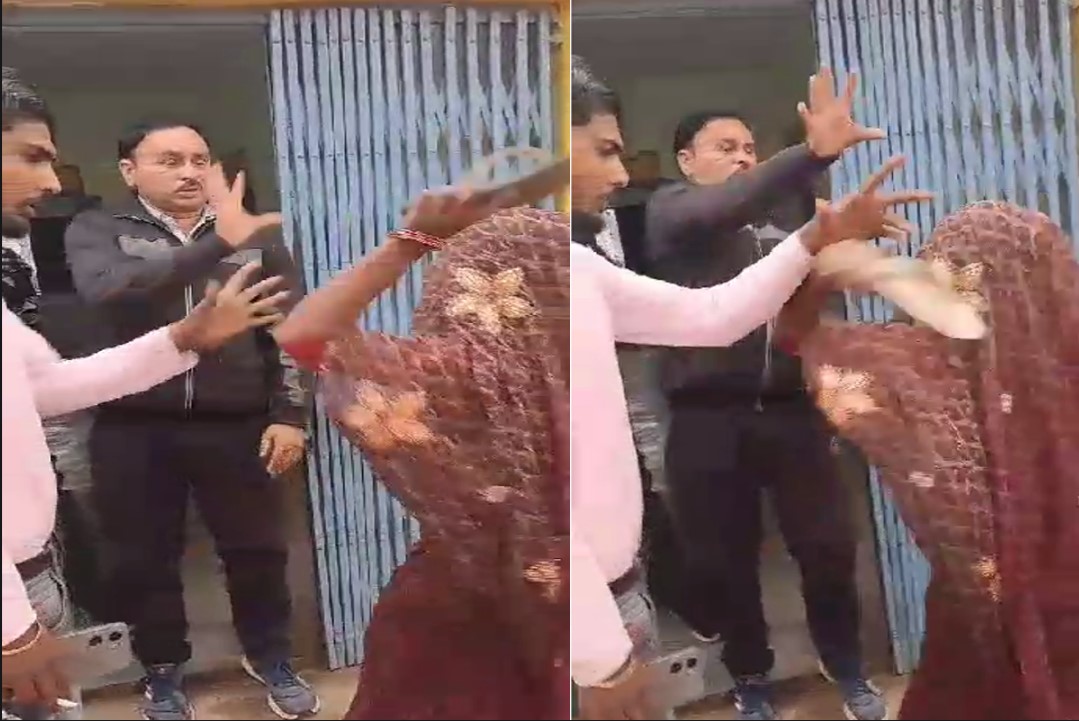 Datia News: महिला ने सरपंच की चप्पलों से की जमकर धुनाई, वीडियो हुआ वायरल