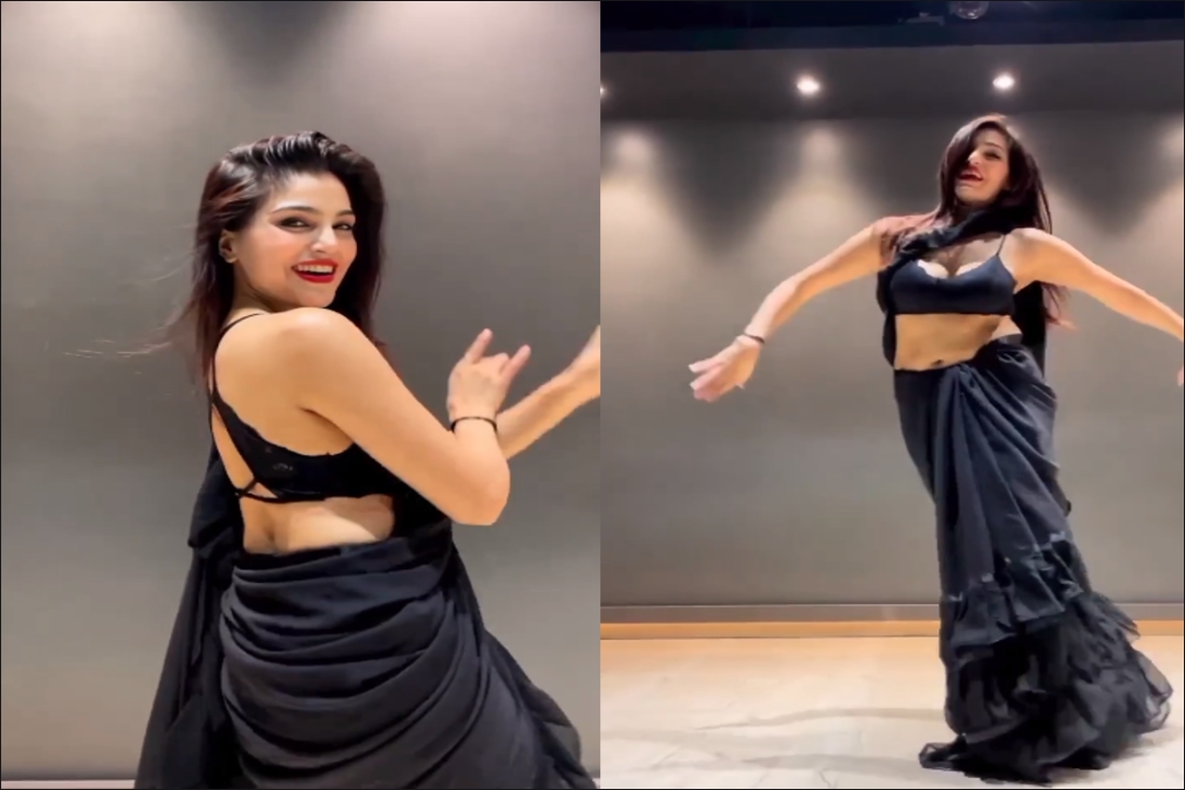Desi Bhabhi Sexy Video : काली साड़ी पहनकर भाभी ने सेक्सी डांस से मचा दिया तहलका, जमकर वायरल हो रहा ये वाला वीडियो