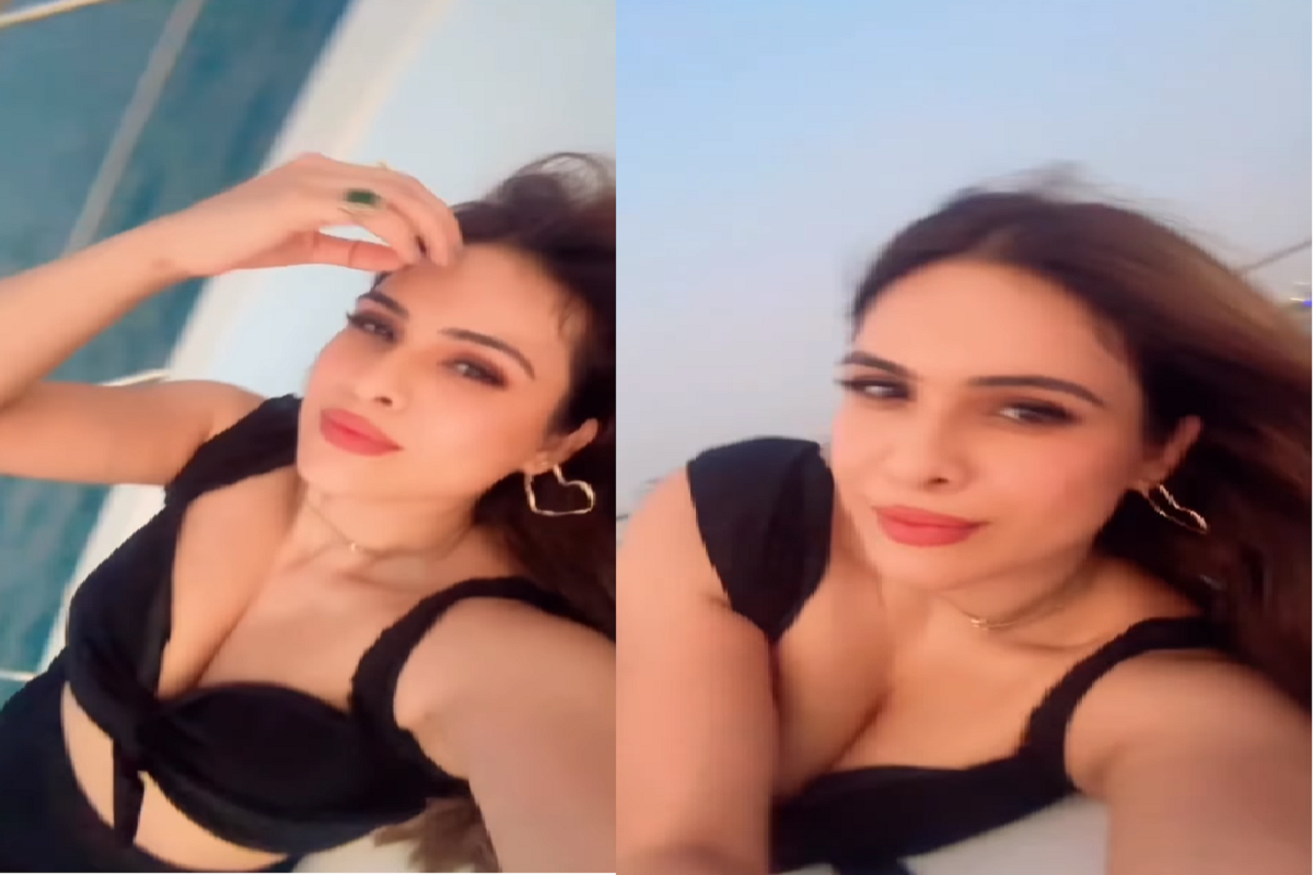 Neha Malik Sexy Video: भोजपुरी हसीना ने ब्लैक ड्रेस में गिराई हुस्न की बिजलियां, कातिल अदाएं देख दिल हार बैठे फैंस