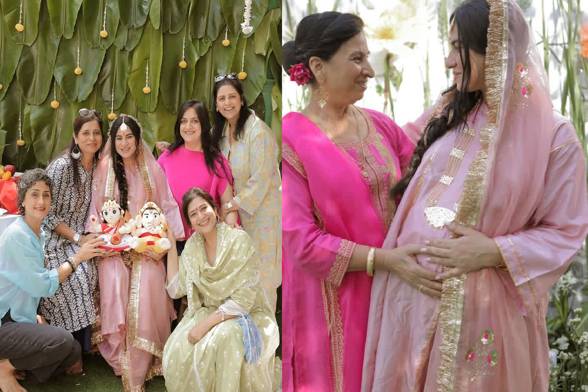 Priya Malik Baby Bump Photos: गोदभराई लुक में सोशल मीडिया पर छाई प्रिया मलिक, देखें तस्वीरें