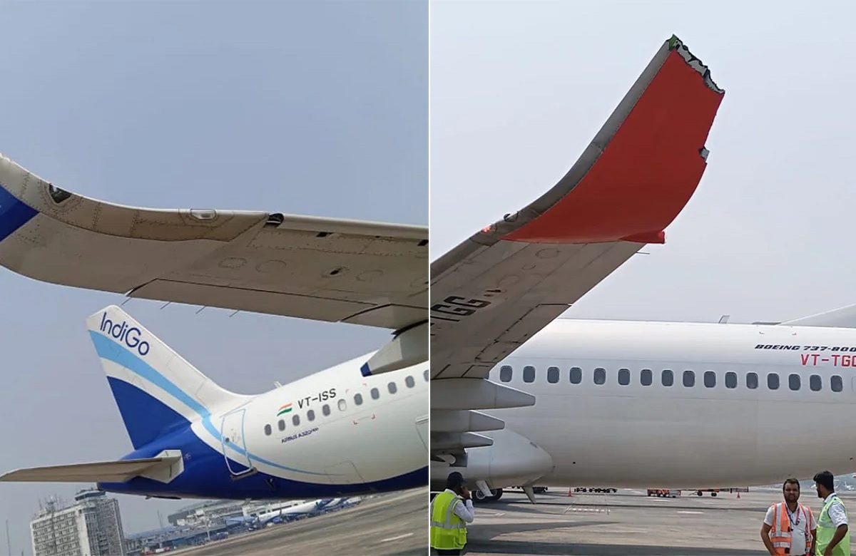 IndiGo ने एयर  इंडिया एक्सप्रेस के प्लेन को मारी टक्कर, एयरपोर्ट में मची अफरातफरी