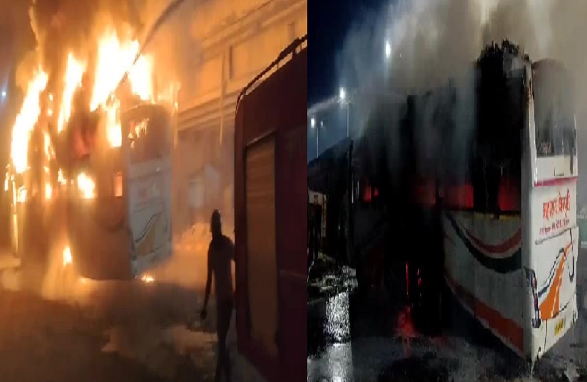 Dewas Bus Fire: आग का तांडव, चलती यात्री बस में लगी भीषण आग, खौपनाक मंजर देख मची भगदड़, बस में सवार थे करीब 100 यात्री