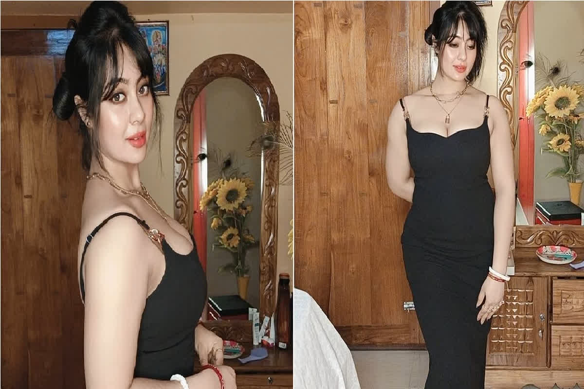 Indian Bhabhi Sexy Video : ब्लैक डीपनेक ड्रेस में Indian Bhabhi ने फ्लॉन्ट किया कर्वी फिगर, सेक्सी वीडियो देख छूटे युवाओं के पसीने