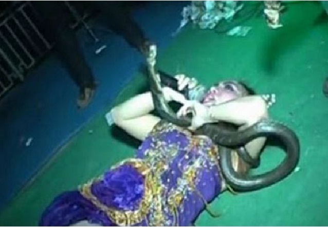 इंडोनेशिया: शो के दौरान कोबरा के डसने से पॉप सिंगर इरमा ब्लू की मौत