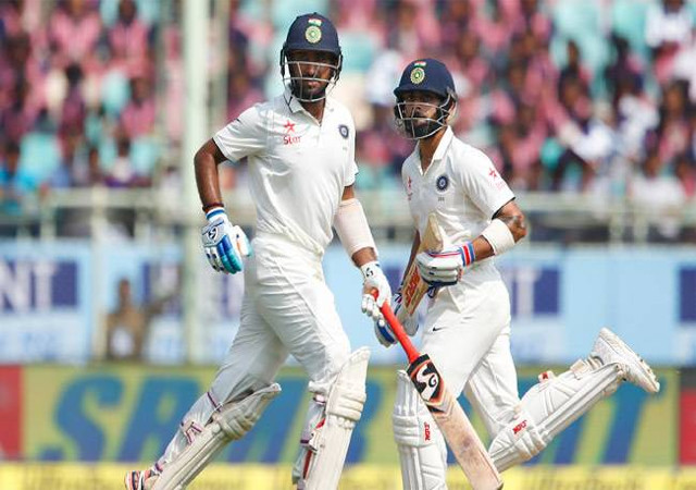 भारत VS इंगलैंडः कोहली और चेतेश्वर पुजारा के नाम रहा दूसरा टेस्ट मैच