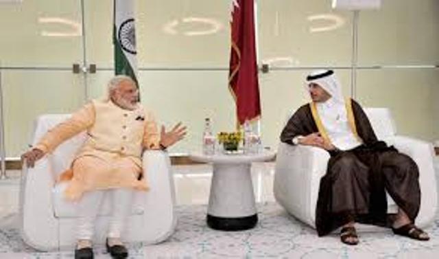 कतर के प्रधानमंत्री अब्दुल्ला बिन नसर बिन खलीफा अल ने पीएम मोदी से मुलाकात की