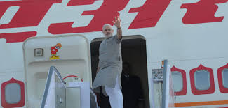 प्रधानमंत्री मोदी चार देशों की विदेशी यात्रा पर रवाना