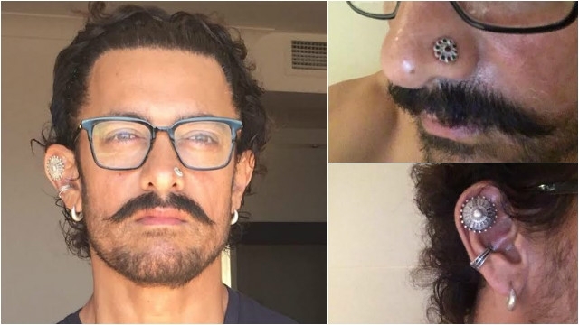 नाक में नथनी पहने आमिर खान की भावुक अपील वायरल