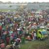 रायपुर में सब्जी खरीदने उमड़ी भीड़, सोशल डिस्टेंसिंग की उड़ी धज्जियां