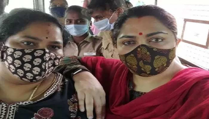 ‘मनुस्मृति’ विवाद : पुलिस ने भाजपा नेता खुशबू सुंदर को हिरासत में लिया